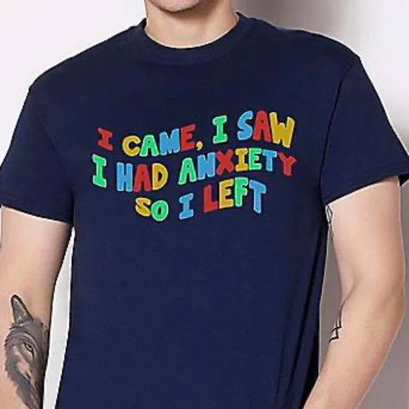NWT Spencers Anxiety Shirt - Picture 1 of 1